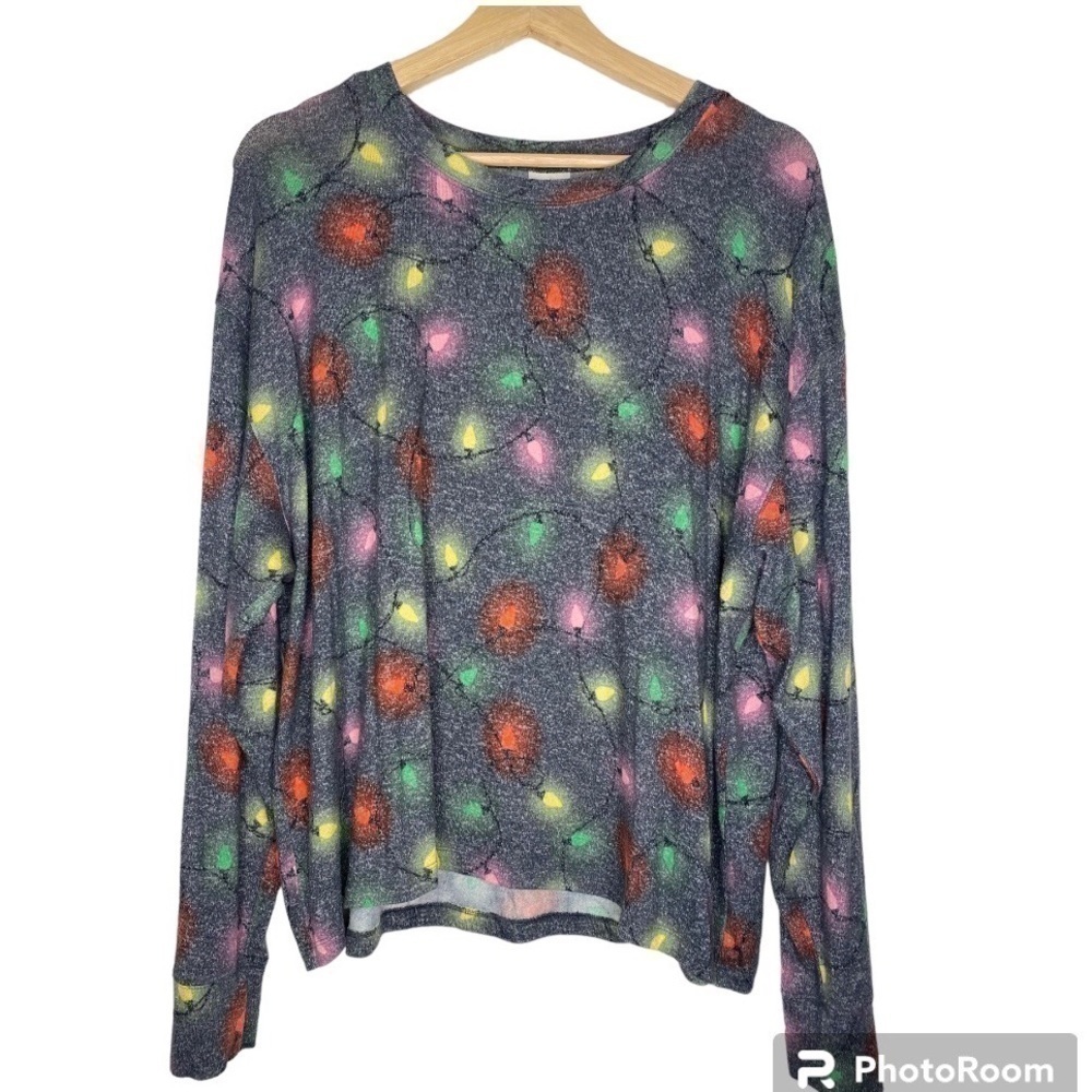 PINK SLEEPWARE HOLIDAY LIGHTS SOFT TOP SIZE XL